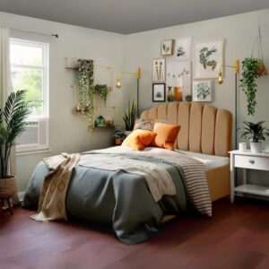 Aurora Velvet Storage Bed