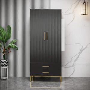 Black Diamond Bar Cabinet Black Finish