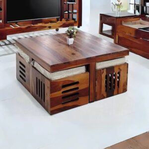 Marvel Sheesham Coffee Table Set