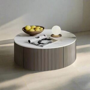 Michell Fluted Marble Coffee Table