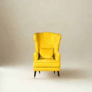 Mylo Suede Wing Chair